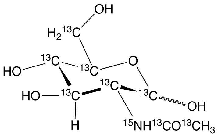 N-Acetyl-1,2-13C2-D-glucosamine-13C6,15N