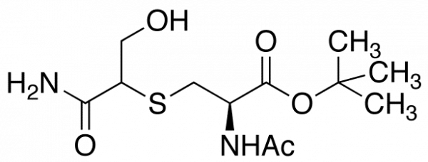 N-Acetyl-S-[2-amino-1-(hydroxymethyl)-2-oxoethyl]-L-cysteine-1,1-dimethylethyl Ester