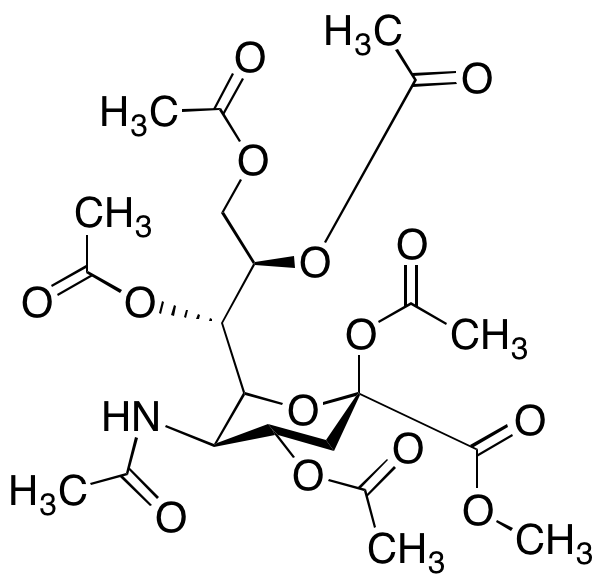 (1S,2R)-1-((2S,3R,4S,6R)-3-Acetamido-4,6-diacetoxy-6-(methoxycarbonyl)tetrahydro-2H-pyran-2-yl)propane-1,2,3-triyl Triacetate