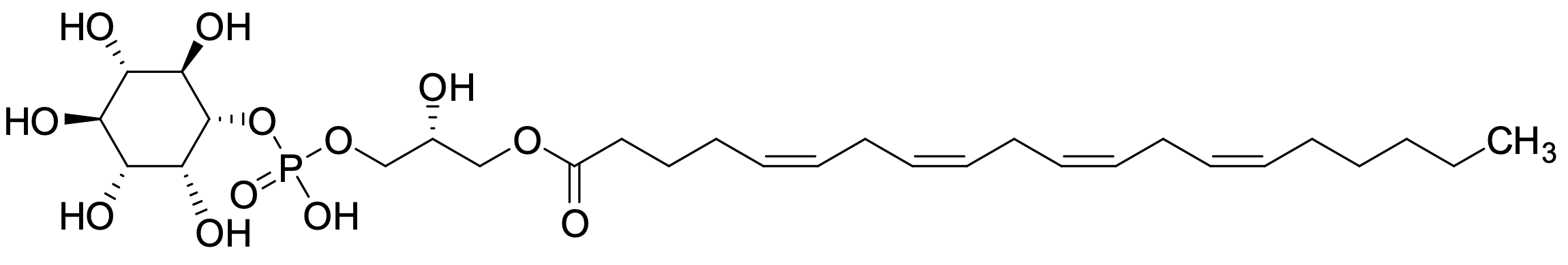 1-​Arachidonoyl-​2-​hydroxy-​sn-​glycero-​3-​phosphoinositol