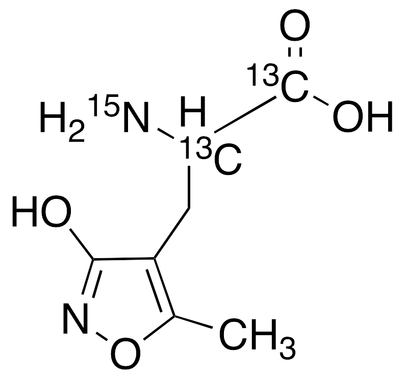 (R,S)-Alpha-Amino-3-hydroxy-5-methyl-4-isoxazolepropionic Acid-13C2,15N