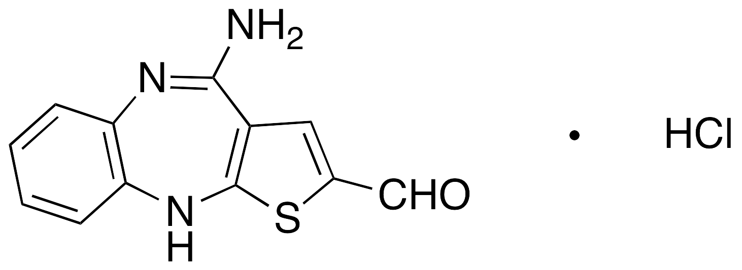 4-Aminothieno[2,3-b][1,5]benzodiazepine-2-carboxaldehyde Hydrochloride