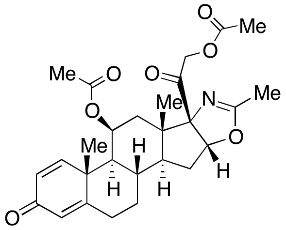 (11b,16b)-11,21-bis(acetyloxy)-2'-methyl-5'H-pregna-1,4-dieno[17,16-d]oxazole-3,20-dione(Deflazacort Impurity)