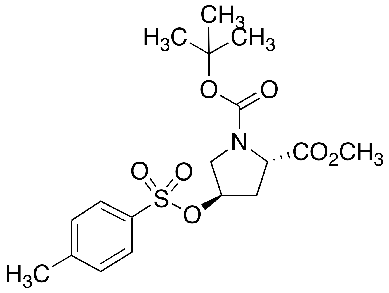 trans-N-tert-Butyloxycarbonyl-4-tosyloxy-L-proline Methyl Ester