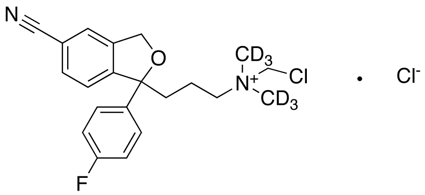 N-Chloromethyl Citalopram-d6 Chloride