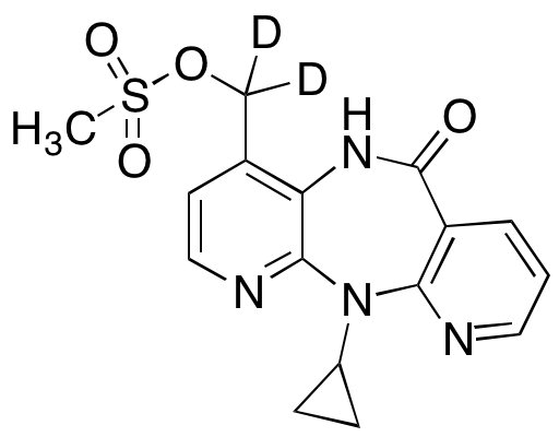 11-Cyclopropyl-5,11-dihydro-4-[[(methylsulfonyl)oxy]methyl]-6H-dipyrido[3,2-b:2',3'-e][1,4]diazepin-6-one-d2