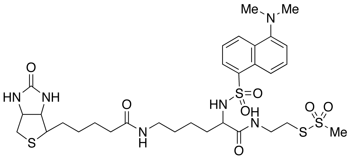 (N-Dansyl)biocytinamidoethyl Methanethiosulfonate