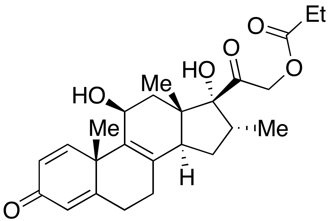 (11β,​16β)​-11,​17-​Dihydroxy-​16-​methyl-​21-​(1-​oxopropoxy)​-pregna-​1,​4,​8-​triene-​3,​20-​dione