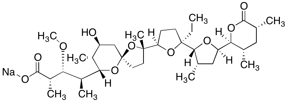 25-​De(hydroxymethyl)​-​25-​deoxy-​25-​oxo-​monensin Monosodium Salt