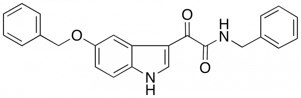 N,5-Dibenzyl-5-hydroxy-indole-3-glyoxylamide