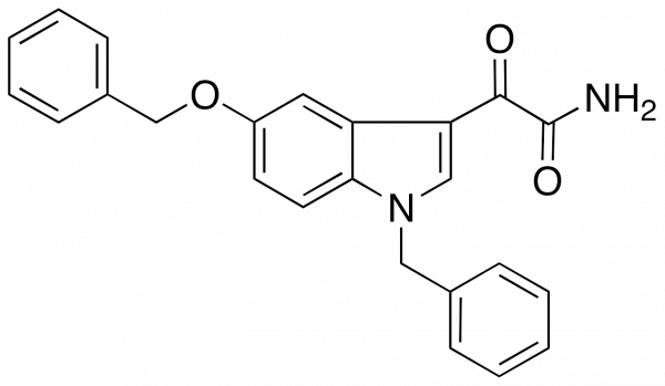 1,5-Dibenzyl-5-hydroxy-indole-3-glyoxylamide