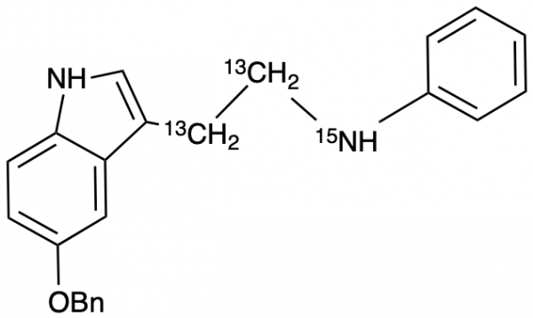 N,O-Dibenzyl Serotonin-13C2,15N